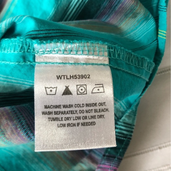 Wrangler Blue and Purple Pearl Snap Western Shirt - Picture 12 of 12